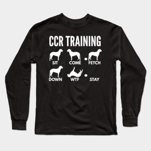 CCR Training Curly-Coated Retriever Tricks Long Sleeve T-Shirt